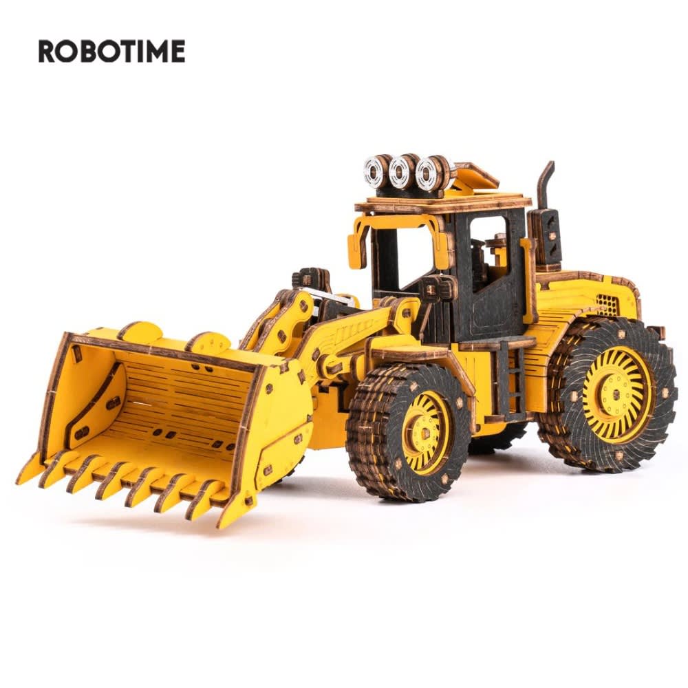 Robotime ROKR Bulldozer 3D Wooden Puzzle for Children